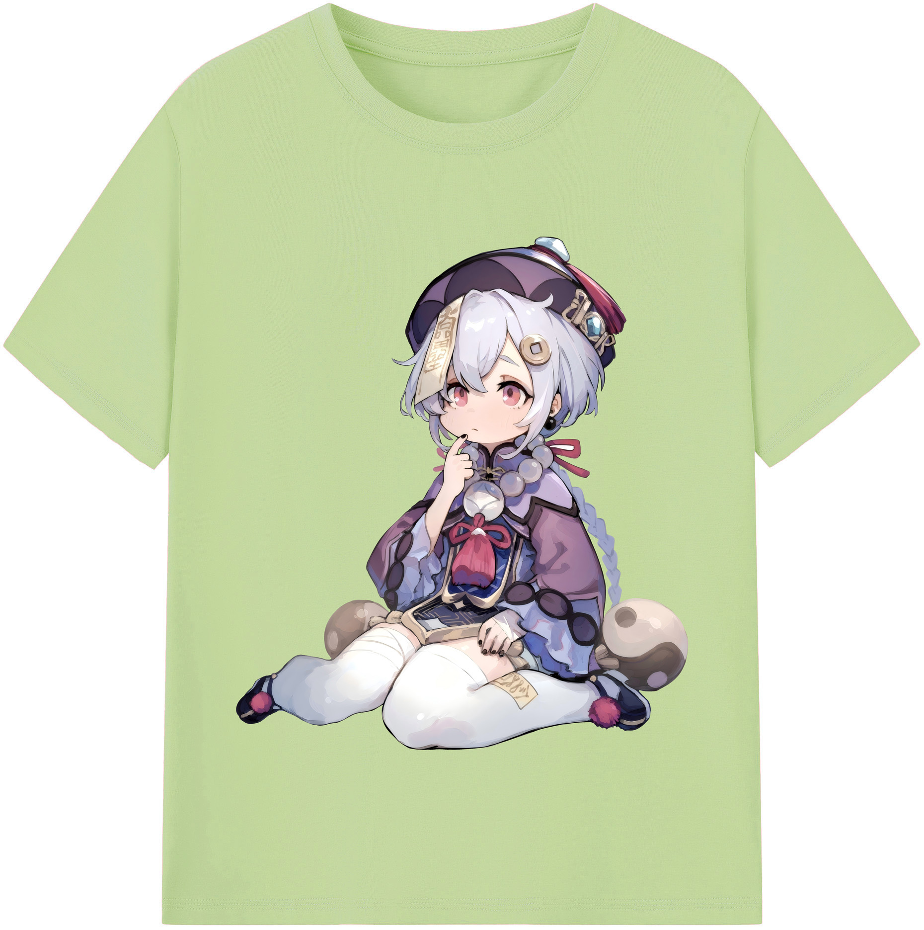 げんし神 七七 なな  genshin Nana 綿100％半袖Tシャツ（フロントプリント）